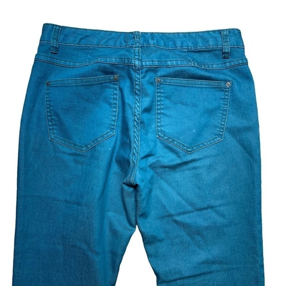 Free People Turquoise Straight Leg Jeans 28 - Picture 7 of 8